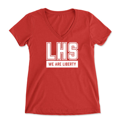 We Are Liberty Women's V-Neck Tee