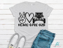 Load image into Gallery viewer, Peace Love RZR Tee