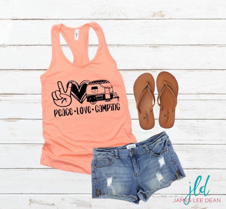 Peace Love Camping Tee