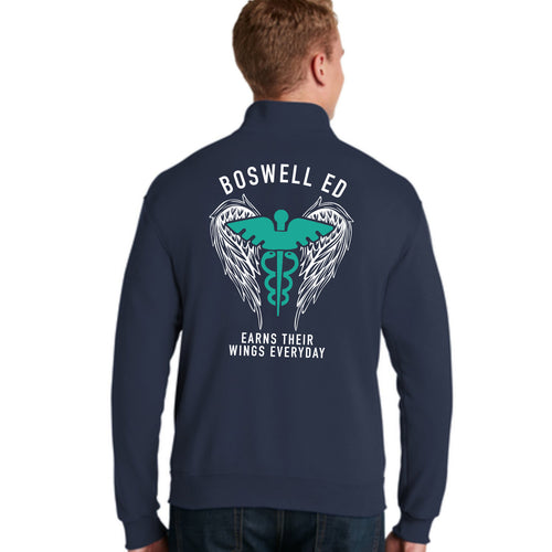 Boswell ED Earns Their Wings Everyday 1/4 Zip Pullover