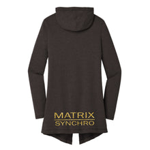 Load image into Gallery viewer, Matrix Grandma Women’s Perfect Tri ® Hooded Cardigan (Art Front and Back)