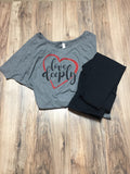 Love Deeply Slouchy Tee