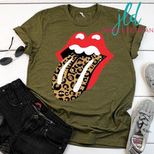 Load image into Gallery viewer, Leopard Rock and Roll Tongue