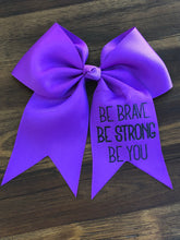 Load image into Gallery viewer, Be Brave Be Strong Be You Hair Bow