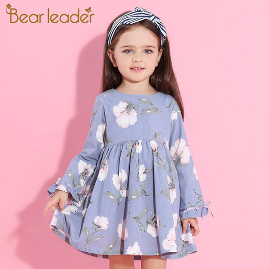Petal Sleeve Flower Dress