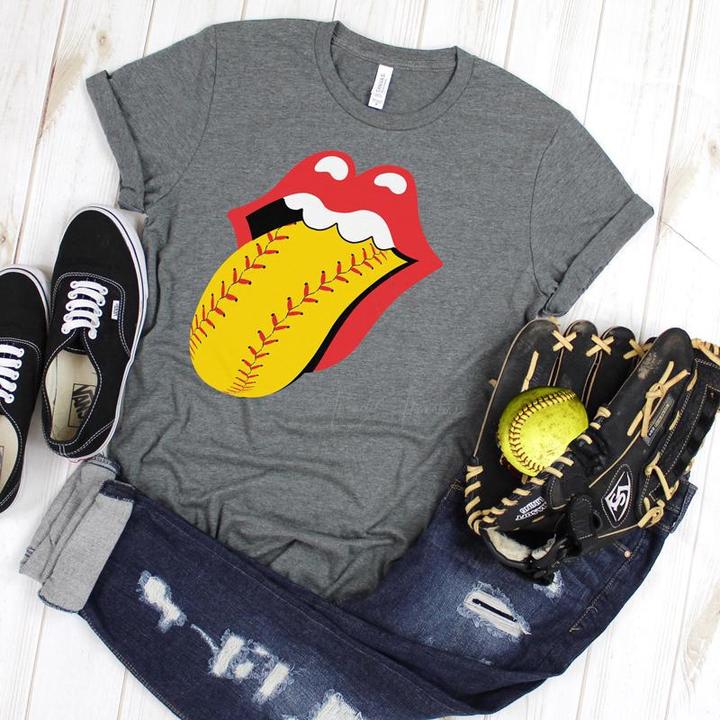 Softball Tongue Tee