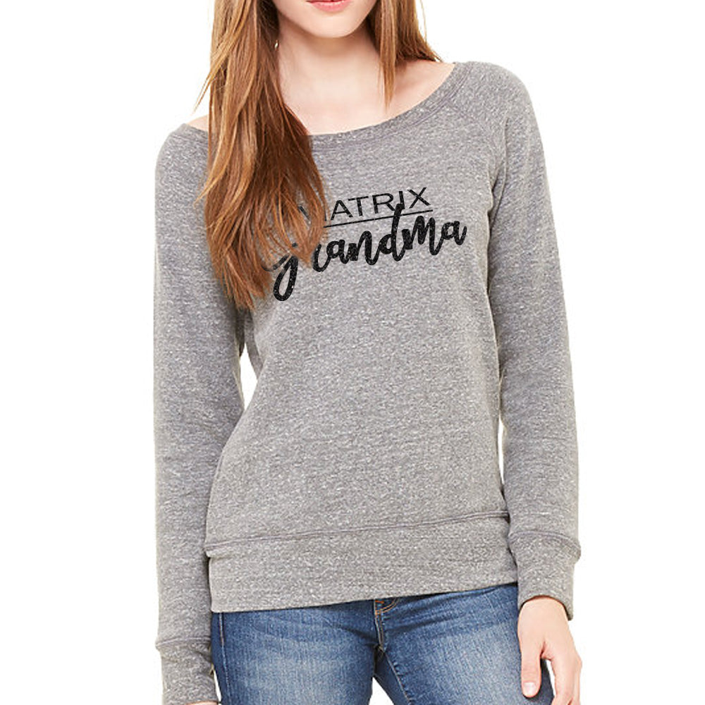 Matrix Grandma Slouchy Sweatshirt