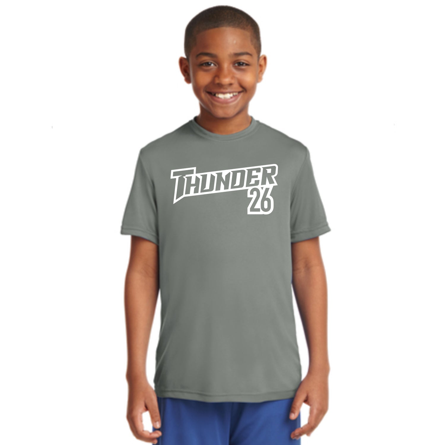 Youth Performance Number Tee